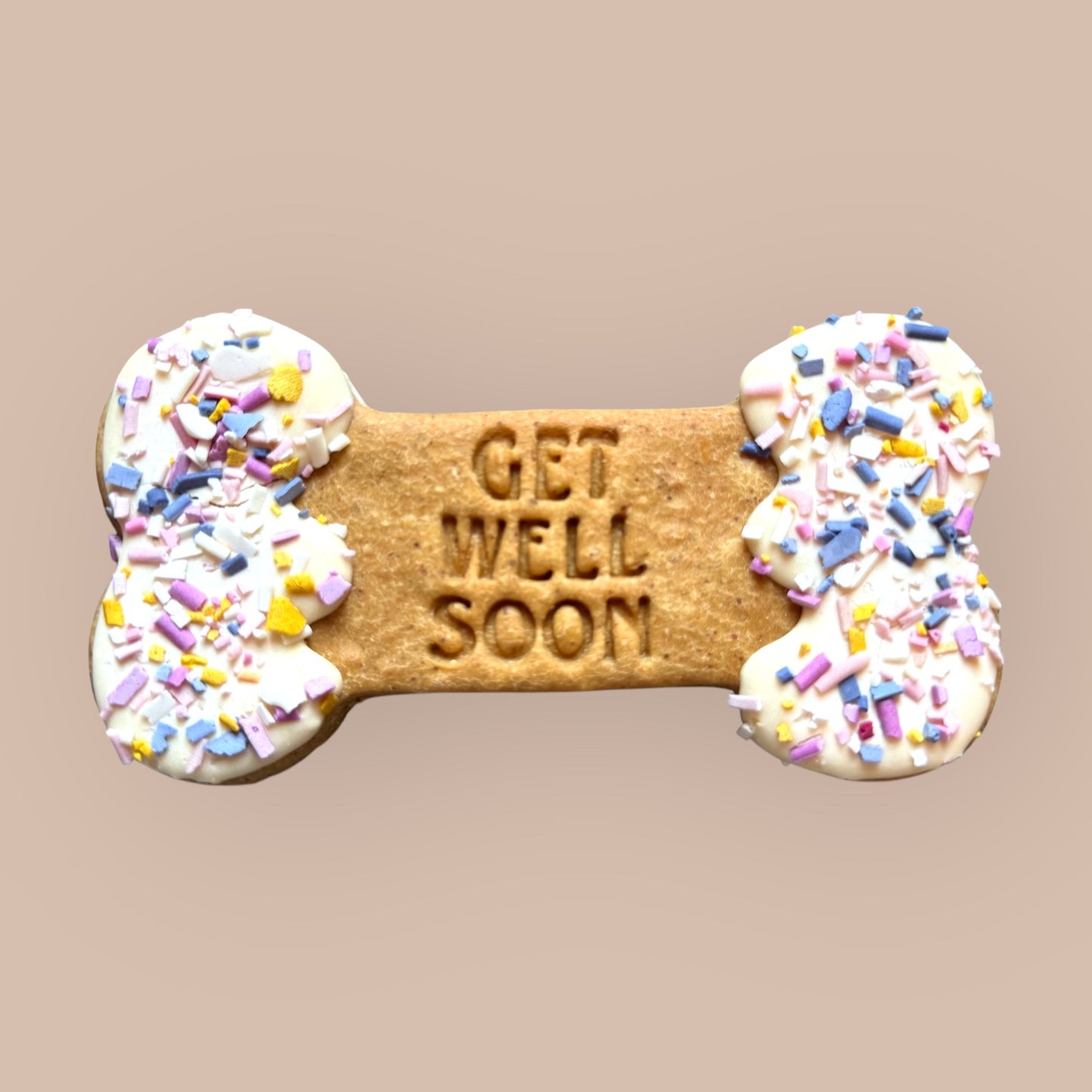 Iced Get Well Soon Bone (XL)
