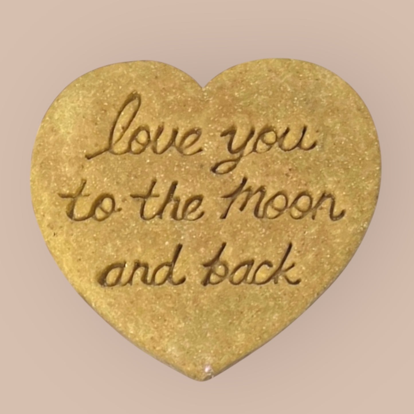 Love You Heart Individually Wrapped Biscuit