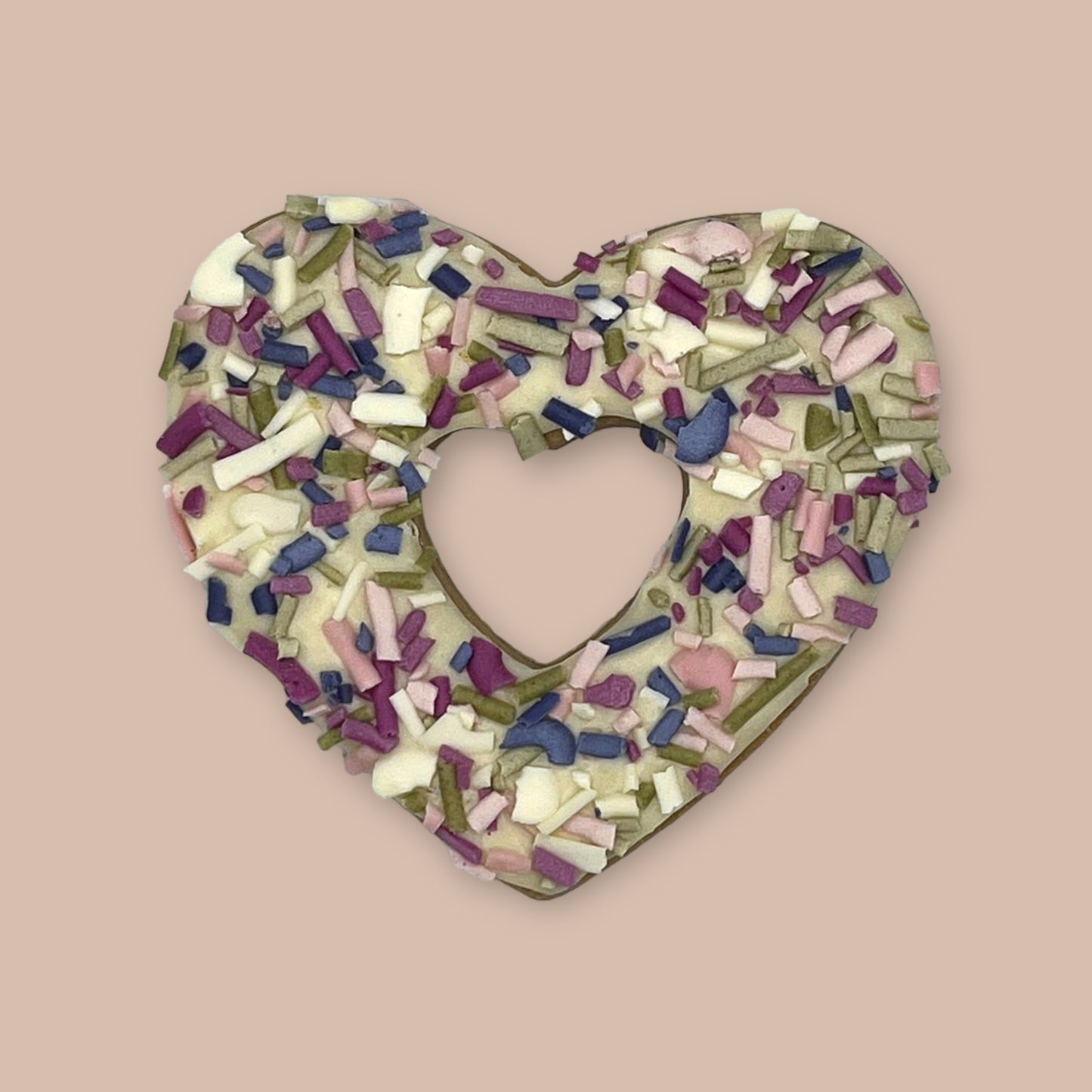 Iced Sprinkle Heart (Large)