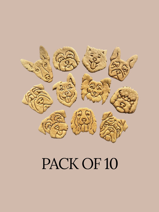 Breed Faces (80 Breeds Available) - Pack of 10