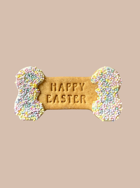 Happy Easter XL Bone (Iced)