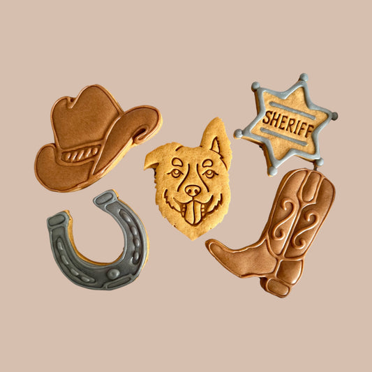 Cowboy Themed Iced Biscuit Luxury Treat Box